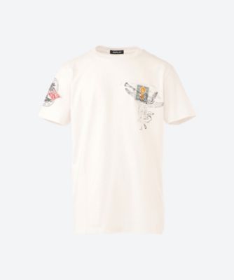 ＳＴＡＭＰモチーフプリントＴシャツ Ｍ６４８２ ．０００