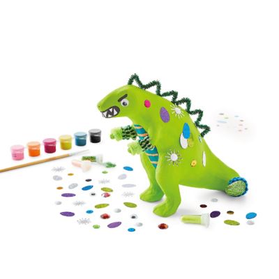 ペーパーマッシェ・ペイントキット　ティラノサウルス