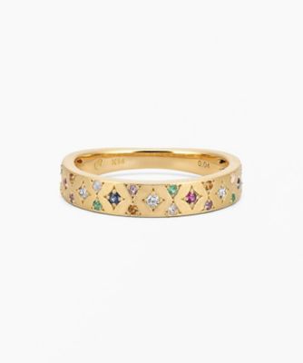 K18 AHKAH ジャルダンリング 12号 ジャルダンリング AB1434010200 | AHKAH(Women