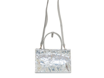 muku+CREME/ムク プリュ クレム イタリアンテキスタイル 2WAYバッグ シルバー 旅行用かばん・バッグ【三越伊勢丹/公式】