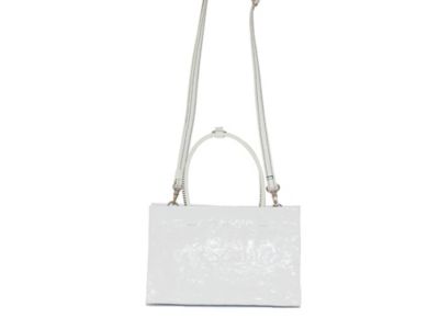 muku+CREME/ムク プリュ クレム イタリアンテキスタイル 2WAYバッグ ホワイト 旅行用かばん・バッグ【三越伊勢丹/公式】