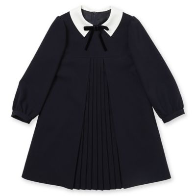 ＜CHOPIN (Baby&Kids)＞リボン付きフロントプリーツワンピース