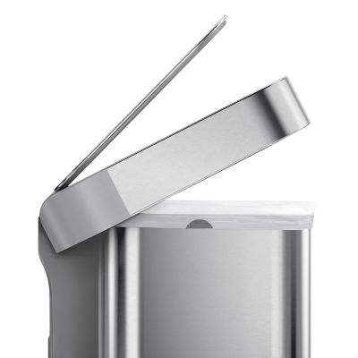 レクタンギュラ－ステップカン　４５Ｌ　シルバー