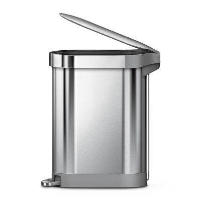 スリムステップカン　４５Ｌ　シルバー