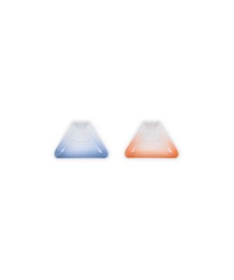 ＜LE CREUSET＞【ル・クルーゼおまとめ】ラッキーモチーフ　ミニ・ディッシュ　フジ　パウダーシャンブレー＆パウダーマロニエ