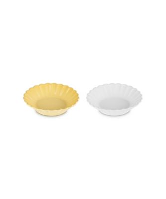 ご確認用　LE CREUSET プレートフルール2個 ル・クルーゼおまとめ】ガーベラ・プレート 11cm （2枚セット
