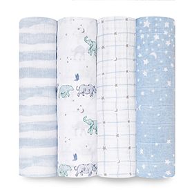 スワドルデザインズ Swaddle Designs モスリン おくるみ4枚