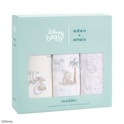 ＜三越伊勢丹/公式＞ ADEN+ANAIS(Baby & Kids)/エイデンアンドアネイ ディズニーモスリンスワドル（おくるみ）3枚入り マイダーリンダンボ ベビースリーパー・おくるみ【三越伊勢丹/公式】