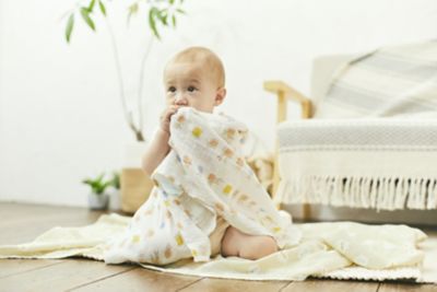 モスリンスワドル（おくるみ）３枚入り（イヤー　オブ　ザ　ラビット）