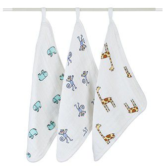 ウォッシュクロスセット 3枚入り（ジャングルジャム） | aden+