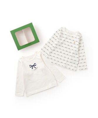 KATE SPADE NEW YORK (Baby&Kids)/ケイト・スペード ニューヨーク キッズ ボウ長袖ＴシャツＢＯＸセット　８５４３５５２