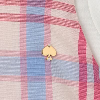 チェックジャンパースカート＆カットソーセット　８５５１５３４