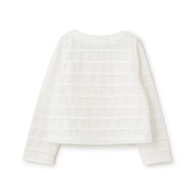 スカラップラインカーディガン　８５５１５４３