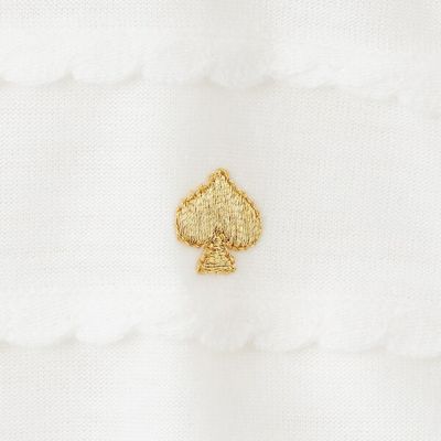 スカラップラインカーディガン　８５５１５４３