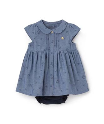 KATE SPADE NEW YORK (Baby&Kids)/ケイト・スペード ニューヨーク キッズ ボウシャンブレーワンピース　８５５１５５１