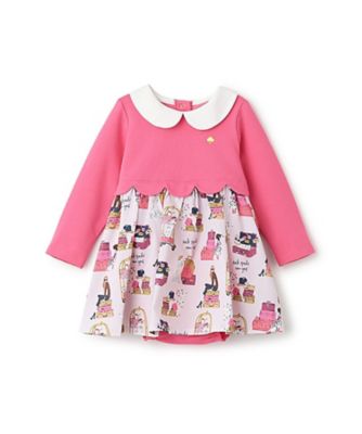 KATE SPADE NEW YORK (Baby&Kids)/ケイト・スペード ニューヨーク キッズ ドッグインニューヨークドッキングワンピース　８５５３５０１