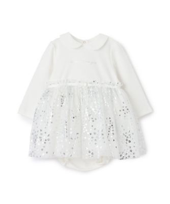 KATE SPADE NEW YORK (Baby & Kids)/ケイト・スペード ニューヨーク キッズ フラワードットチュールドッキングワンピース 8554501 オフホワイト ベビー用ワンピース【三越伊勢丹/公式】