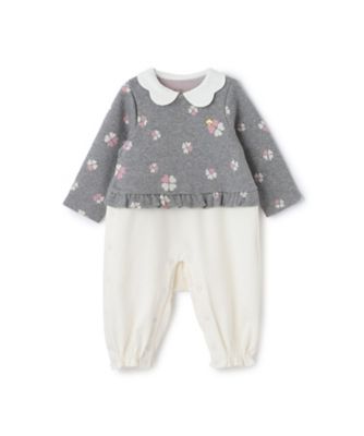 KATE SPADE NEW YORK (Baby & Kids)/ケイト・スペード ニューヨーク キッズ スペードフラワージャカードカバーオール 8554502 グレー ベビー用ロンパース・カバーオール【三越伊勢丹/公式】