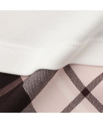 オータムチェックジャンパースカート＆カットソーセット