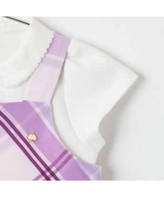 チェックジャンパースカート＆トップスセット 8561543 | KATE