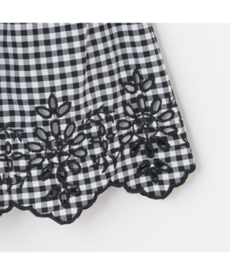 襟付きギンガムチェックワンピース 8561561 | KATE SPADE NEW