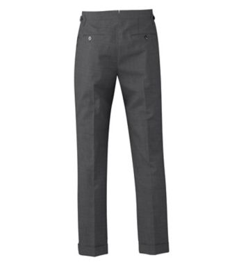 WORSTED WOOL PANTS for WOMEN｜MATTE BLACK – Cornier