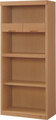 浜本工芸 (Baby & Kids)/ハマモトコウゲイ No.86 書棚 オープンタイプ 幅60cm 高さ135cm ダークオーク 机・デスク【三越伊勢丹/公式】