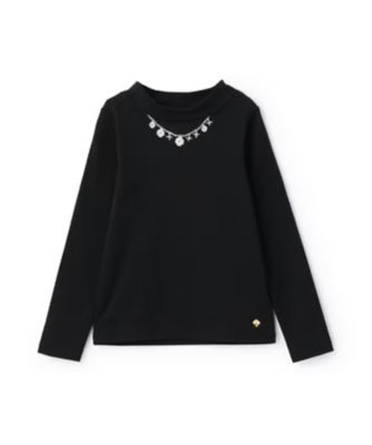 ＜KATE SPADE NEW YORK(Baby&Kids)＞フラワーネックレスカットソー　８６４３２２２