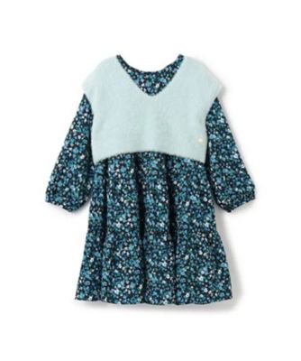 ＜KATE SPADE NEW YORK(Baby&Kids)＞ニットベスト＆ポピーワンピースセット　８６４３３２５