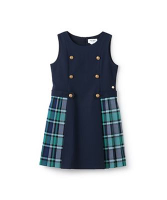 ＜KATE SPADE NEW YORK(Baby&Kids)＞チェック切り替えジャンパースカート　８６４４３０６