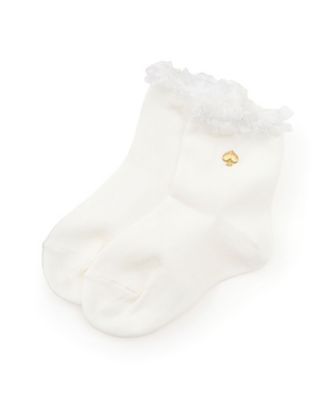 KATE SPADE NEW YORK (Baby & Kids)/ケイト・スペード ニューヨーク キッズ オーガンジーラッフルソックス 8651440 オフホワイト 下着・靴下【三越伊勢丹/公式】