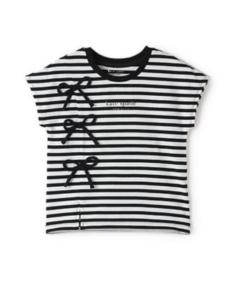 KATE SPADE NEW YORK (Baby&Kids)/ケイト・スペード ニューヨーク キッズ ストライプボウＴシャツ　８６５２２１４