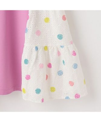 ウォーターカラードットワンピース　８６５２３００