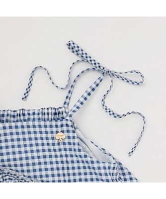 kate spade new york kids ギンガムキャミソールワンピース ガールズ ギンガムキャミワンピース&Tシャツセット（ミドル