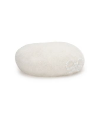 KATE SPADE NEW YORK (Baby & Kids)/ケイト・スペード ニューヨーク キッズ パールボウ起毛ベレー帽 8653421 オフホワイト 帽子【三越伊勢丹/公式】