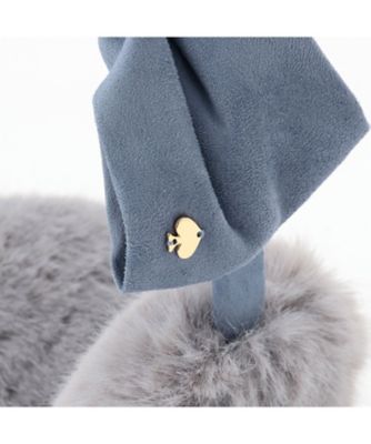 新作❣️可愛い❣️CHANEL グレー フリース イヤーマフ 猫耳イヤーマフラー（イヤーマフ） | Ober Tashe（エスペランサ