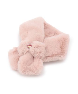 KATE SPADE NEW YORK (Baby & Kids)/ケイト・スペード ニューヨーク キッズ ボウフェイクファーマフラー 8654402 ピンク 手袋・グローブ【三越伊勢丹/公式】