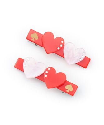 ＜KATE SPADE NEW YORK (Baby&Kids)＞ハートツインヘアクリップ　８６５４４２３