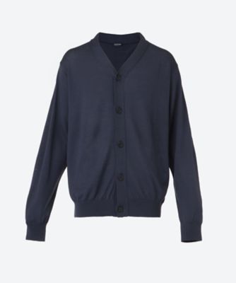 カーディガン FINE ALPACA KNIT COLLARED
