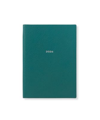 SMYTHSON/スマイソン 手帳 P/G 2026 SOHO WEEKLY DIARY Petrol カレンダー・手帳【三越伊勢丹/公式】