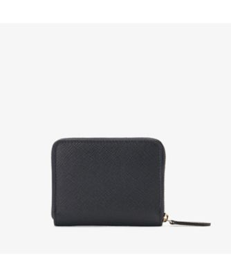 SMYTHSON スマイソン PANAMAミニウォレット 黒 Smythson スマイソン SMYTHSON 財布 ニつ折り財布 PANAMA SMALL