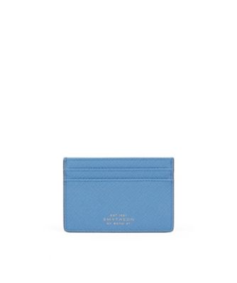 SMYTHSON/スマイソン カードホルダー PANAMA FLAT CARD HOLDER Nile Blue 名刺入れ【三越伊勢丹/公式】