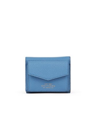 SMYTHSON/スマイソン 3つ折り財布 PANAMA SMALL TRIFOLD PURSE Nile Blue 財布・マネークリップ【三越伊勢丹/公式】