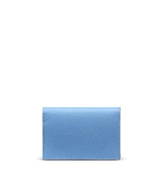 SMYTHSON/スマイソン カードケース PANAMA FOLDED CARD CASE Nile Blue 名刺入れ【三越伊勢丹/公式】