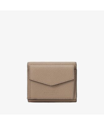 SMYTHSON/スマイソン 3つ折り財布 PANAMA SMALL TRIFOLD PURSE Sandstone 財布・マネークリップ【三越伊勢丹/公式】