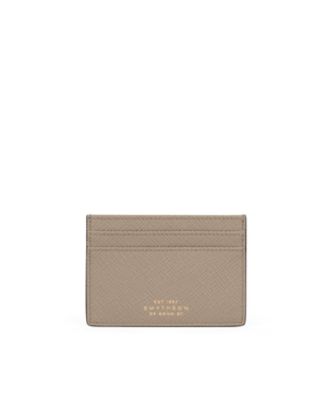 SMYTHSON/スマイソン カードホルダー PANAMA FLAT CARD HOLDER Sandstone 名刺入れ【三越伊勢丹/公式】