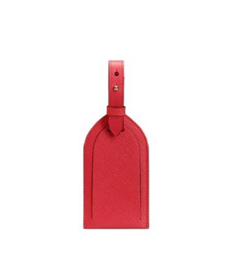 SMYTHSON/スマイソン ラゲッジタグ PANAMA LUGGAGE TAG Scarlet Red 旅行用かばん・バッグ【三越伊勢丹/公式】