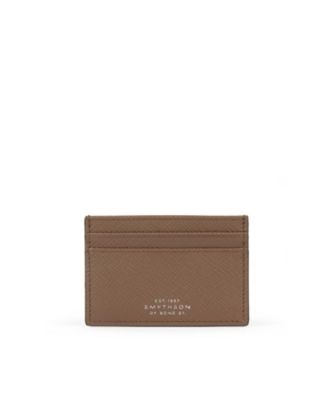 SMYTHSON/スマイソン カードホルダー PANAMA FLAT CARD HOLDER Fawn 名刺入れ【三越伊勢丹/公式】