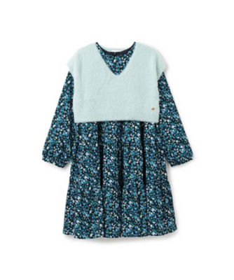 ＜KATE SPADE NEW YORK(Baby&Kids)＞ニットベスト＆ポピーワンピースセット　８７４３３２５