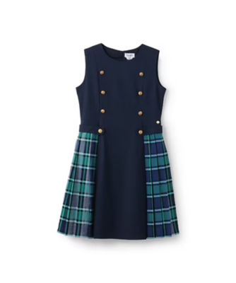 ＜KATE SPADE NEW YORK(Baby&Kids)＞チェック切り替えジャンパースカート　８７４４３０６